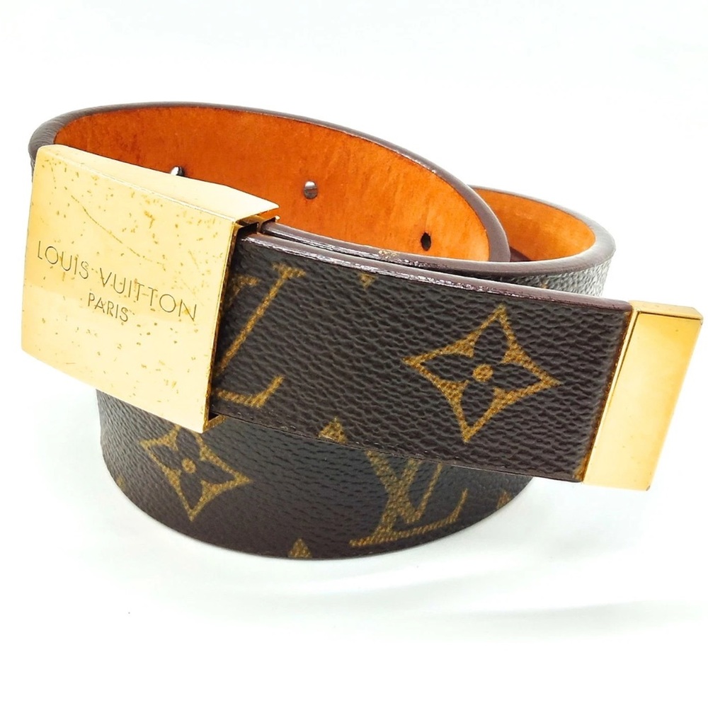Louis Vuitton Brown Monogram Belt
